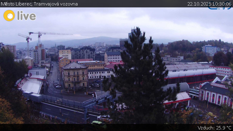Město Liberec - Tramvajová vozovna - 22.10.2025 v 10:30 Město Liberec - Tramvajová vozovna - 22.10.2025 v 10:30