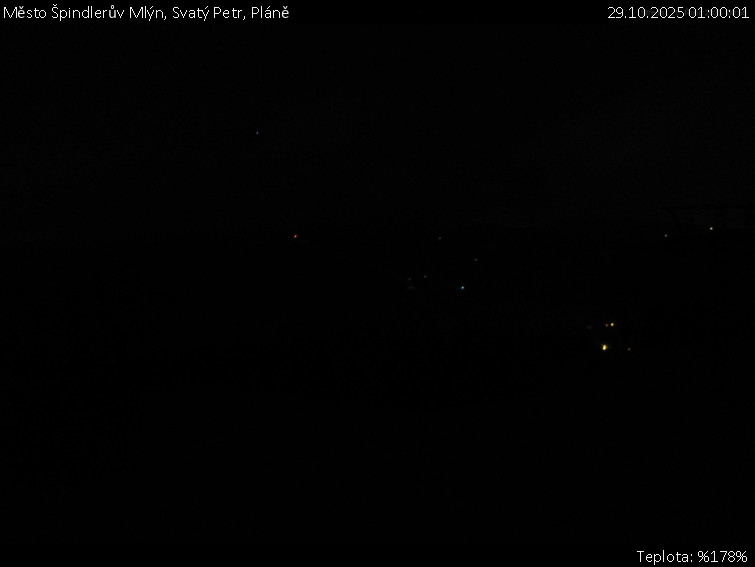 Město Špindlerův Mlýn - Svatý Petr, Pláně - 29.10.2025 v 01:00 Město Špindlerův Mlýn - Svatý Petr, Pláně - 29.10.2025 v 01:00