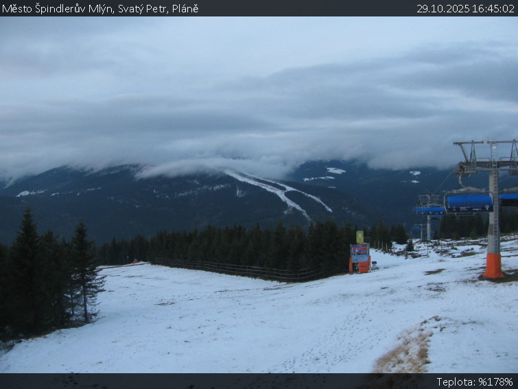 Město Špindlerův Mlýn - Svatý Petr, Pláně - 29.10.2025 v 16:45 Město Špindlerův Mlýn - Svatý Petr, Pláně - 29.10.2025 v 16:45