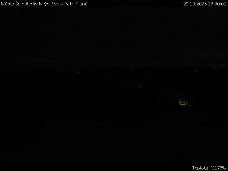 Město Špindlerův Mlýn - Svatý Petr, Pláně - 29.10.2025 v 23:30 Město Špindlerův Mlýn - Svatý Petr, Pláně - 29.10.2025 v 23:30
