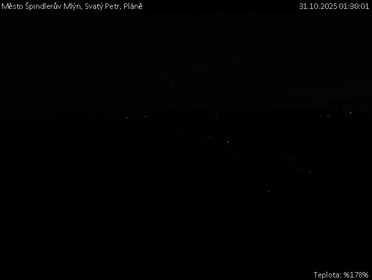 Město Špindlerův Mlýn - Svatý Petr, Pláně - 31.10.2025 v 01:30 Město Špindlerův Mlýn - Svatý Petr, Pláně - 31.10.2025 v 01:30