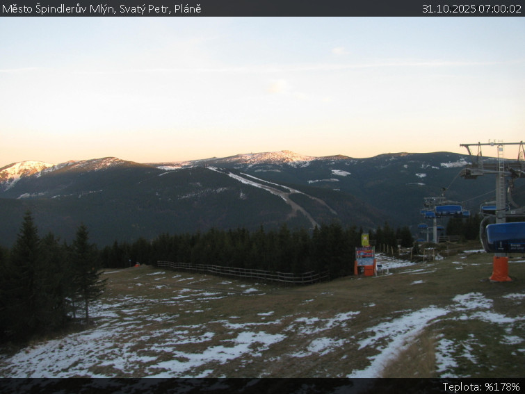 Město Špindlerův Mlýn - Svatý Petr, Pláně - 31.10.2025 v 07:00 Město Špindlerův Mlýn - Svatý Petr, Pláně - 31.10.2025 v 07:00