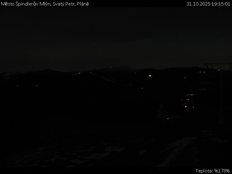 Město Špindlerův Mlýn - Svatý Petr, Pláně - 31.10.2025 v 19:15 Město Špindlerův Mlýn - Svatý Petr, Pláně - 31.10.2025 v 19:15