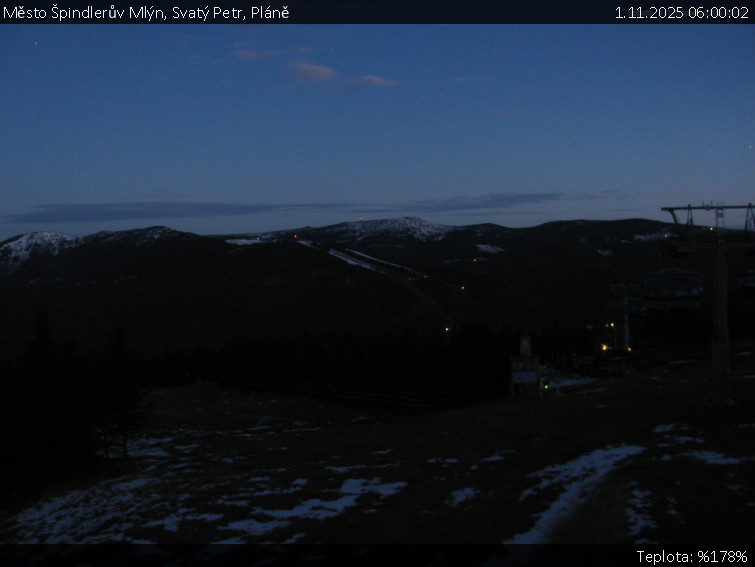Město Špindlerův Mlýn - Svatý Petr, Pláně - 1.11.2025 v 06:00 Město Špindlerův Mlýn - Svatý Petr, Pláně - 1.11.2025 v 06:00