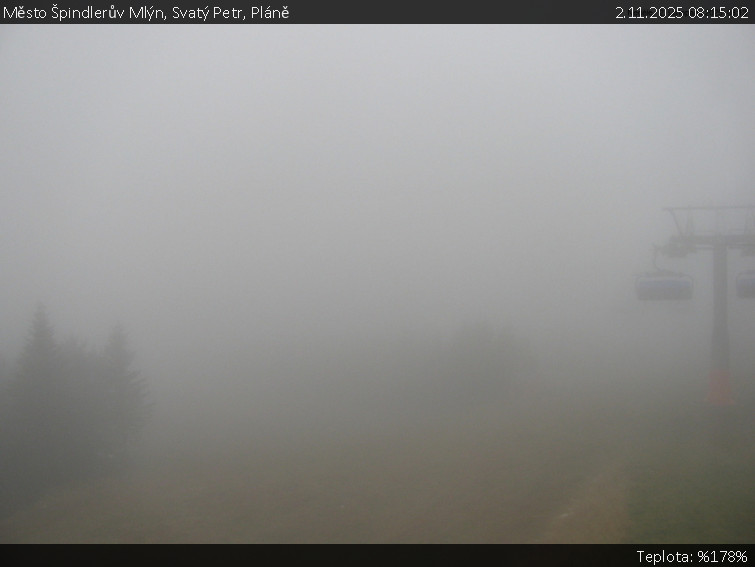 Město Špindlerův Mlýn - Svatý Petr, Pláně - 2.11.2025 v 08:15 Město Špindlerův Mlýn - Svatý Petr, Pláně - 2.11.2025 v 08:15