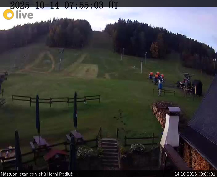 Skiareál Horní Podluží - Nástupní stanice vleků Horní Podluží - 14.10.2025 v 09:00 Skiareál Horní Podluží - Nástupní stanice vleků Horní Podluží - 14.10.2025 v 09:00