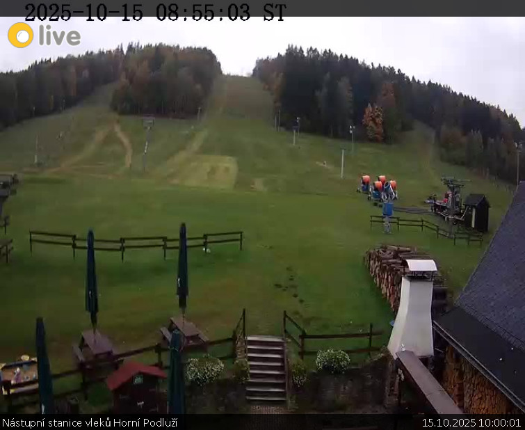 Skiareál Horní Podluží - Nástupní stanice vleků Horní Podluží - 15.10.2025 v 10:00 Skiareál Horní Podluží - Nástupní stanice vleků Horní Podluží - 15.10.2025 v 10:00