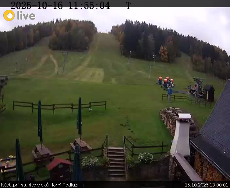 Skiareál Horní Podluží - Nástupní stanice vleků Horní Podluží - 16.10.2025 v 13:00 Skiareál Horní Podluží - Nástupní stanice vleků Horní Podluží - 16.10.2025 v 13:00