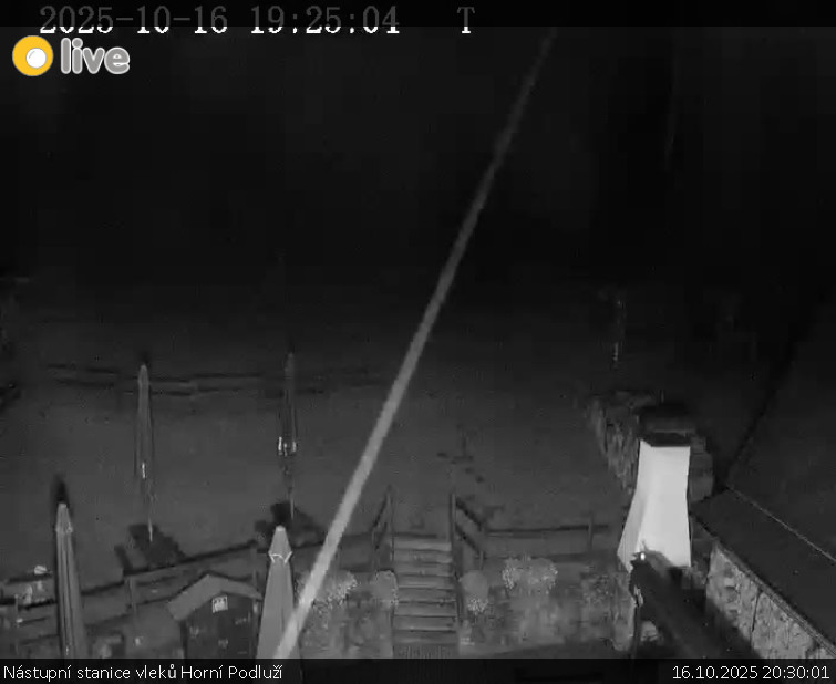 Skiareál Horní Podluží - Nástupní stanice vleků Horní Podluží - 16.10.2025 v 20:30 Skiareál Horní Podluží - Nástupní stanice vleků Horní Podluží - 16.10.2025 v 20:30