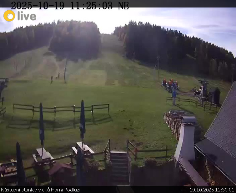 Skiareál Horní Podluží - Nástupní stanice vleků Horní Podluží - 19.10.2025 v 12:30 Skiareál Horní Podluží - Nástupní stanice vleků Horní Podluží - 19.10.2025 v 12:30