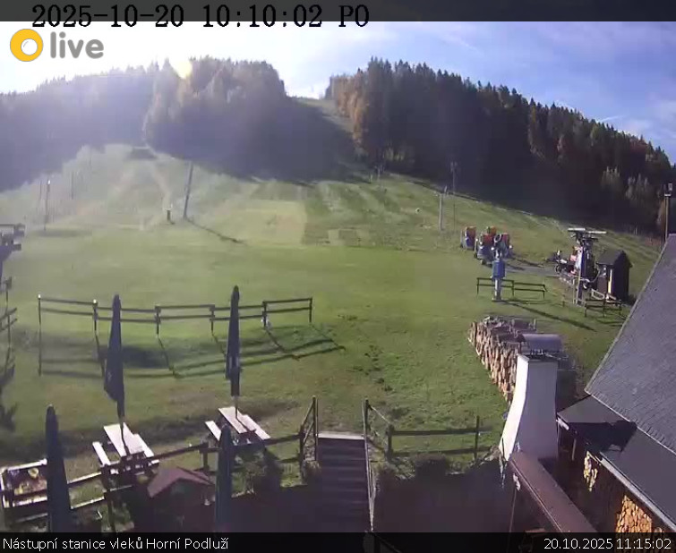 Skiareál Horní Podluží - Nástupní stanice vleků Horní Podluží - 20.10.2025 v 11:15 Skiareál Horní Podluží - Nástupní stanice vleků Horní Podluží - 20.10.2025 v 11:15
