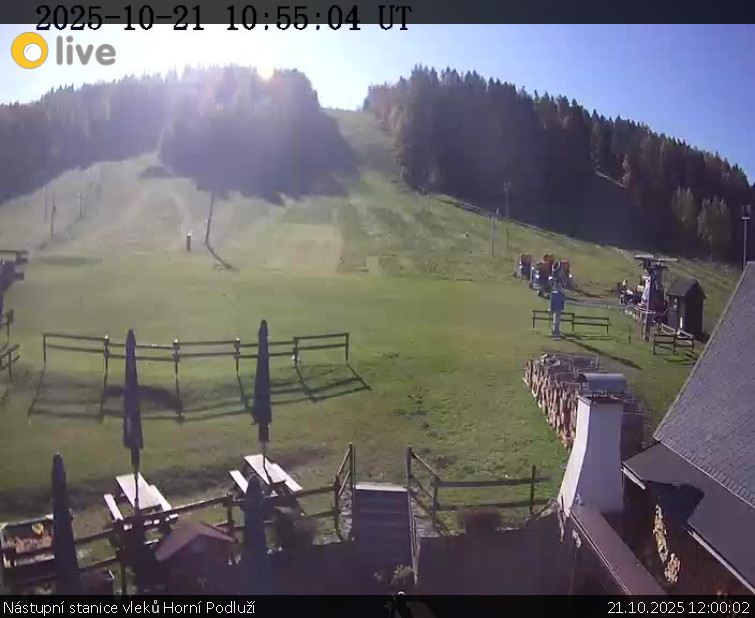 Skiareál Horní Podluží - Nástupní stanice vleků Horní Podluží - 21.10.2025 v 12:00 Skiareál Horní Podluží - Nástupní stanice vleků Horní Podluží - 21.10.2025 v 12:00