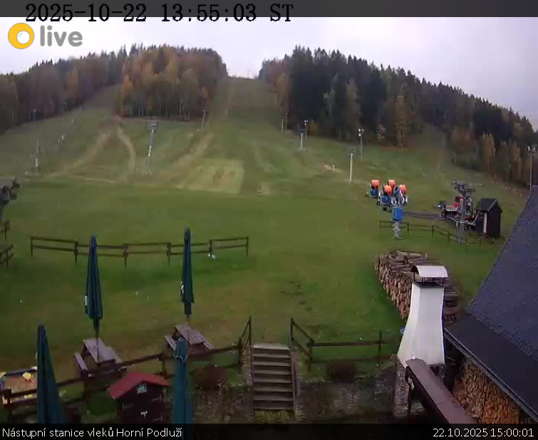 Skiareál Horní Podluží - Nástupní stanice vleků Horní Podluží - 22.10.2025 v 15:00 Skiareál Horní Podluží - Nástupní stanice vleků Horní Podluží - 22.10.2025 v 15:00