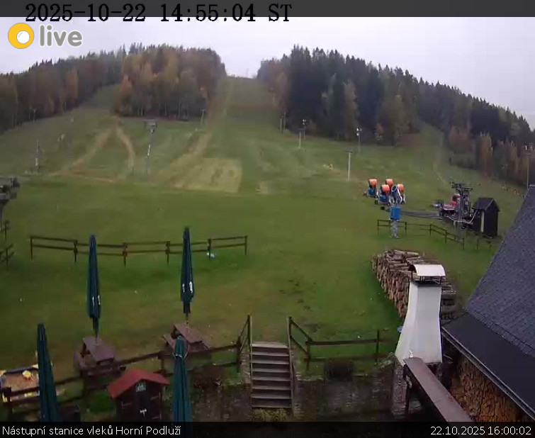 Skiareál Horní Podluží - Nástupní stanice vleků Horní Podluží - 22.10.2025 v 16:00 Skiareál Horní Podluží - Nástupní stanice vleků Horní Podluží - 22.10.2025 v 16:00