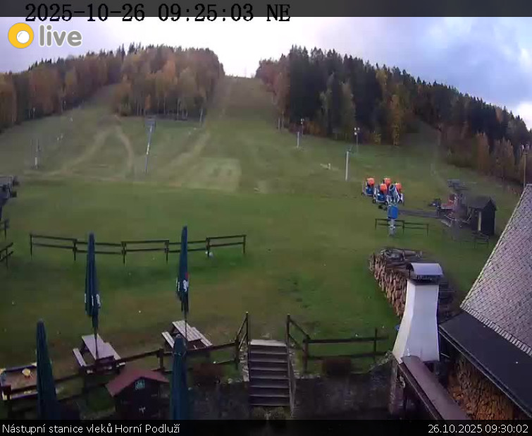Skiareál Horní Podluží - Nástupní stanice vleků Horní Podluží - 26.10.2025 v 09:30 Skiareál Horní Podluží - Nástupní stanice vleků Horní Podluží - 26.10.2025 v 09:30