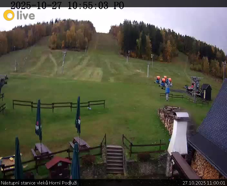 Skiareál Horní Podluží - Nástupní stanice vleků Horní Podluží - 27.10.2025 v 11:00 Skiareál Horní Podluží - Nástupní stanice vleků Horní Podluží - 27.10.2025 v 11:00