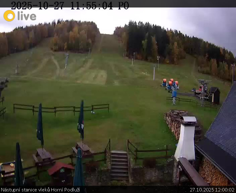 Skiareál Horní Podluží - Nástupní stanice vleků Horní Podluží - 27.10.2025 v 12:00 Skiareál Horní Podluží - Nástupní stanice vleků Horní Podluží - 27.10.2025 v 12:00