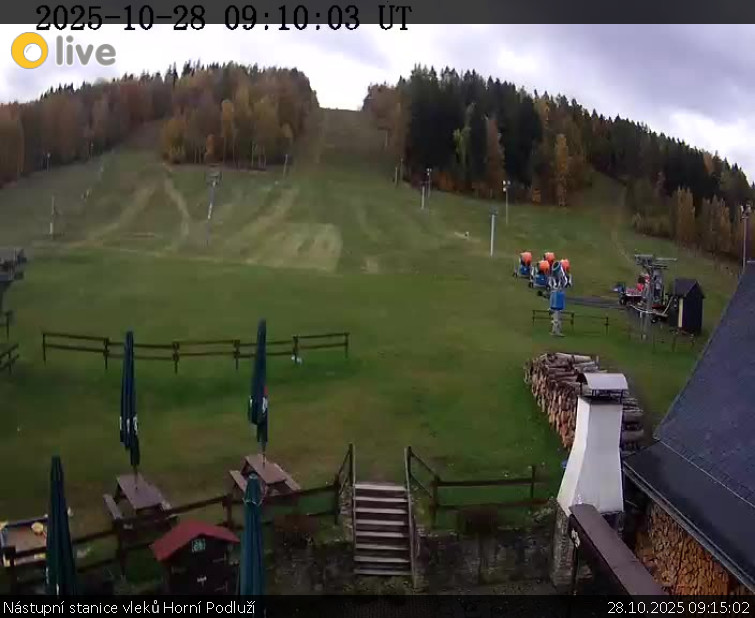 Skiareál Horní Podluží - Nástupní stanice vleků Horní Podluží - 28.10.2025 v 09:15 Skiareál Horní Podluží - Nástupní stanice vleků Horní Podluží - 28.10.2025 v 09:15