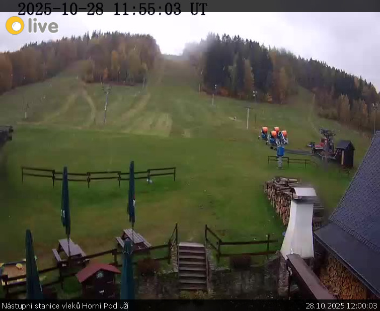 Skiareál Horní Podluží - Nástupní stanice vleků Horní Podluží - 28.10.2025 v 12:00 Skiareál Horní Podluží - Nástupní stanice vleků Horní Podluží - 28.10.2025 v 12:00