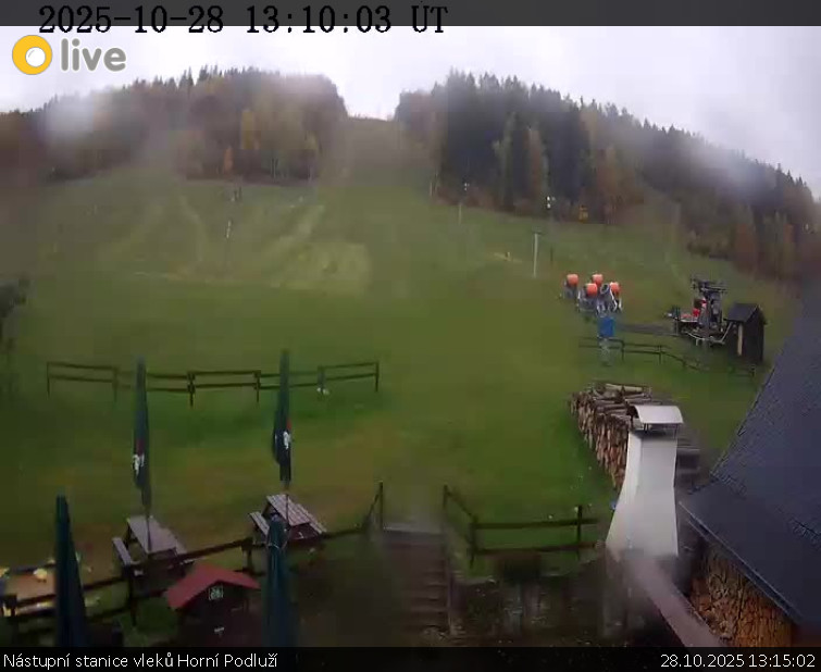 Skiareál Horní Podluží - Nástupní stanice vleků Horní Podluží - 28.10.2025 v 13:15 Skiareál Horní Podluží - Nástupní stanice vleků Horní Podluží - 28.10.2025 v 13:15