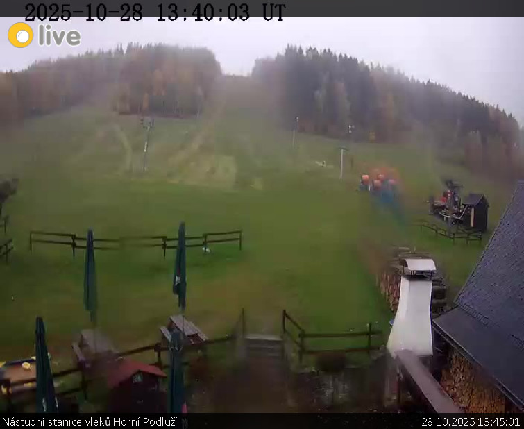 Skiareál Horní Podluží - Nástupní stanice vleků Horní Podluží - 28.10.2025 v 13:45 Skiareál Horní Podluží - Nástupní stanice vleků Horní Podluží - 28.10.2025 v 13:45