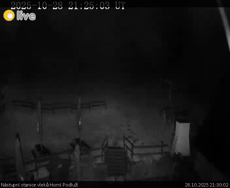 Skiareál Horní Podluží - Nástupní stanice vleků Horní Podluží - 28.10.2025 v 21:30 Skiareál Horní Podluží - Nástupní stanice vleků Horní Podluží - 28.10.2025 v 21:30