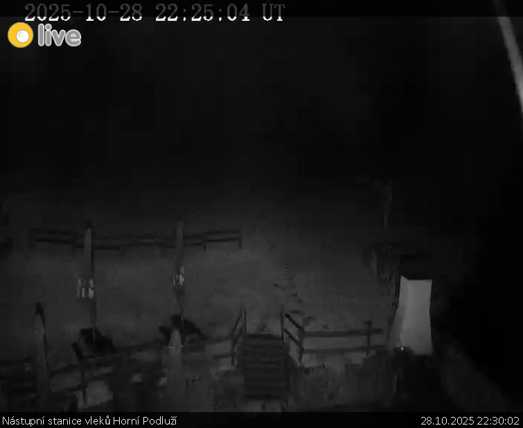 Skiareál Horní Podluží - Nástupní stanice vleků Horní Podluží - 28.10.2025 v 22:30 Skiareál Horní Podluží - Nástupní stanice vleků Horní Podluží - 28.10.2025 v 22:30