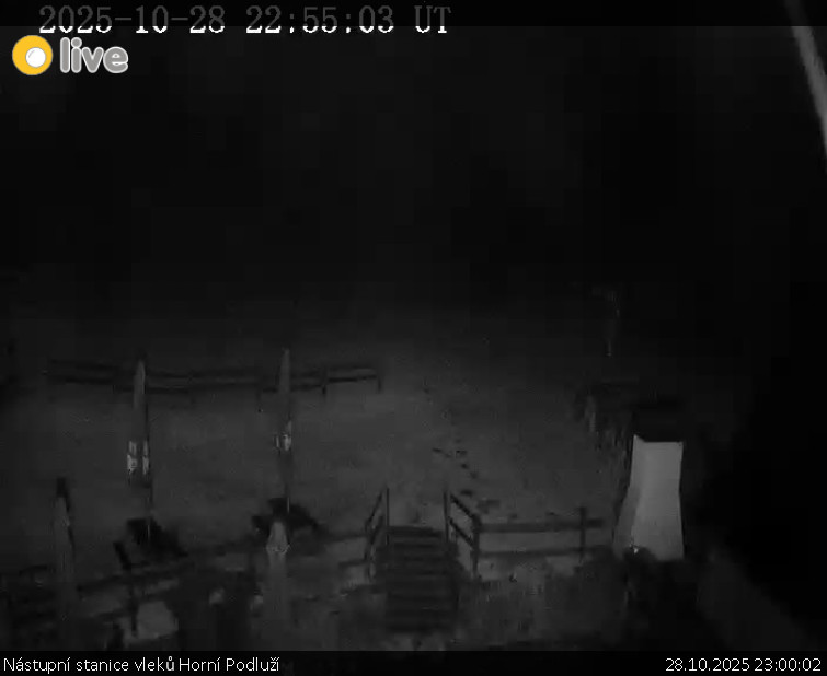 Skiareál Horní Podluží - Nástupní stanice vleků Horní Podluží - 28.10.2025 v 23:00 Skiareál Horní Podluží - Nástupní stanice vleků Horní Podluží - 28.10.2025 v 23:00