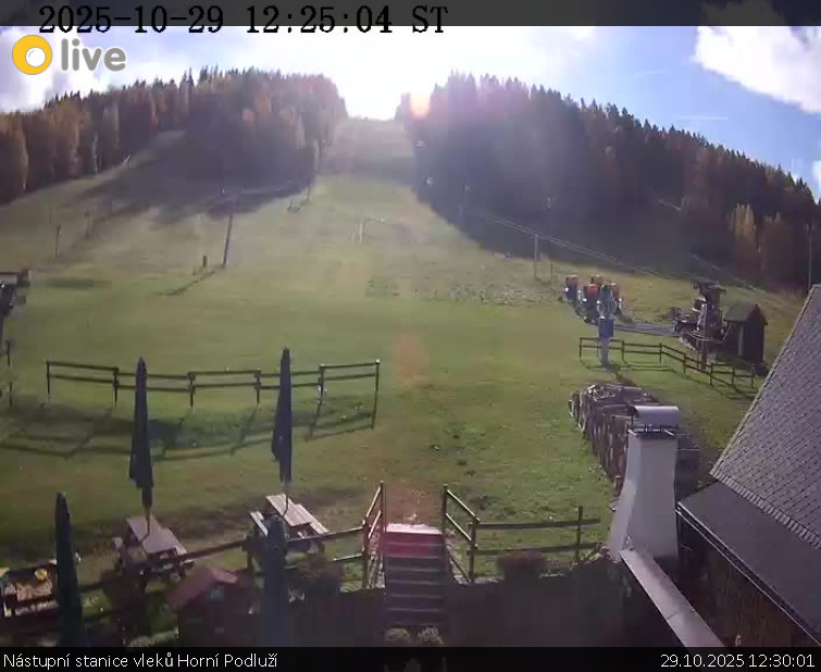 Skiareál Horní Podluží - Nástupní stanice vleků Horní Podluží - 29.10.2025 v 12:30 Skiareál Horní Podluží - Nástupní stanice vleků Horní Podluží - 29.10.2025 v 12:30