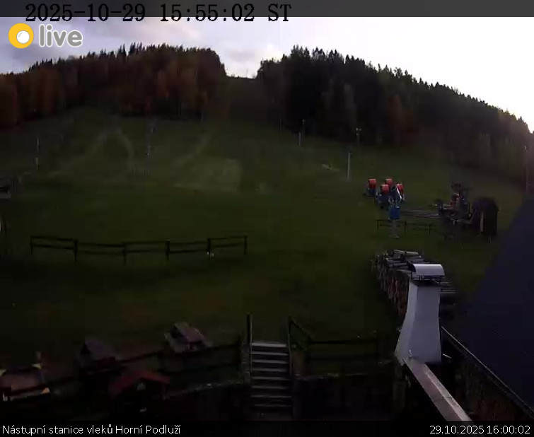 Skiareál Horní Podluží - Nástupní stanice vleků Horní Podluží - 29.10.2025 v 16:00 Skiareál Horní Podluží - Nástupní stanice vleků Horní Podluží - 29.10.2025 v 16:00