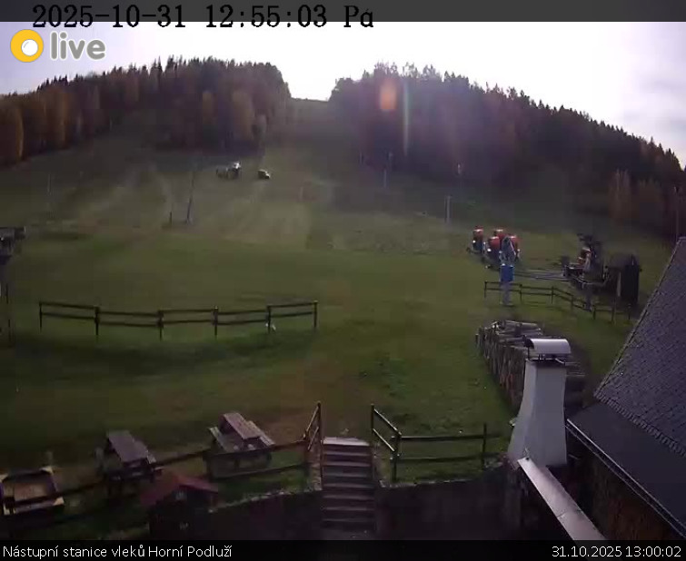 Skiareál Horní Podluží - Nástupní stanice vleků Horní Podluží - 31.10.2025 v 13:00 Skiareál Horní Podluží - Nástupní stanice vleků Horní Podluží - 31.10.2025 v 13:00
