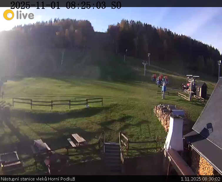 Skiareál Horní Podluží - Nástupní stanice vleků Horní Podluží - 1.11.2025 v 08:30 Skiareál Horní Podluží - Nástupní stanice vleků Horní Podluží - 1.11.2025 v 08:30