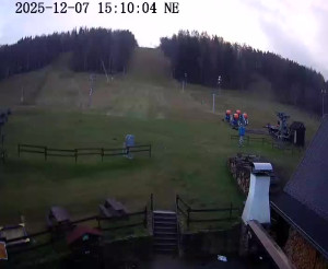 Skiareál Horní Podluží - Nástupní stanice vleků Horní Podluží - 7.12.2025 v 15:15 Skiareál Horní Podluží - Nástupní stanice vleků Horní Podluží - 7.12.2025 v 15:15