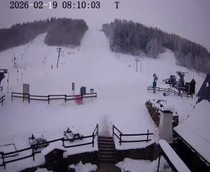 Skiareál Horní Podluží - Nástupní stanice vleků Horní Podluží - 19.2.2026 v 08:15 Skiareál Horní Podluží - Nástupní stanice vleků Horní Podluží - 19.2.2026 v 08:15