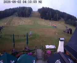 Boarding station of the Horní Podluží ski lifts