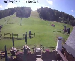 Boarding station of the Horní Podluží ski lifts