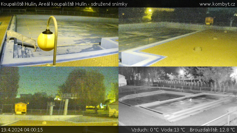 Koupaliště Hulín - Areál koupaliště Hulín - sdružené snímky - 19.4.2024 v 04:00