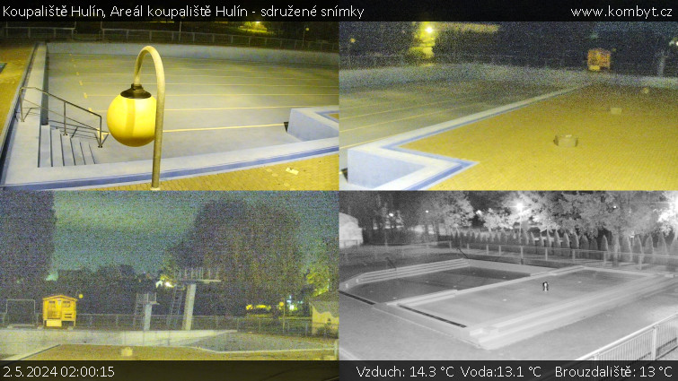 Koupaliště Hulín - Areál koupaliště Hulín - sdružené snímky - 2.5.2024 v 02:00