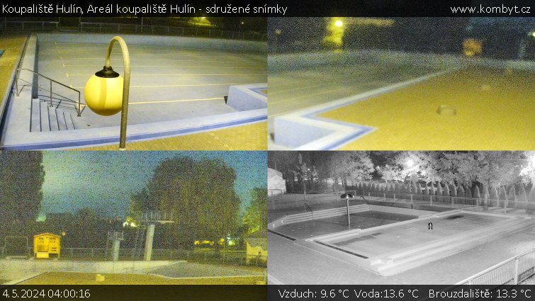Koupaliště Hulín - Areál koupaliště Hulín - sdružené snímky - 4.5.2024 v 04:00