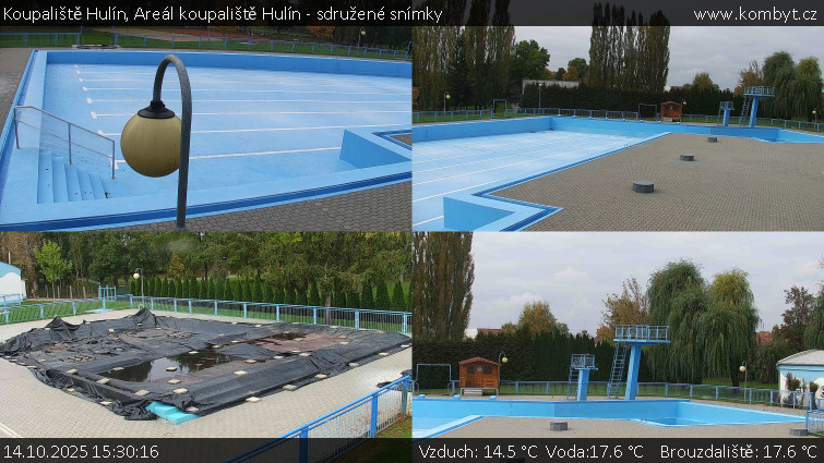 Koupaliště Hulín - Areál koupaliště Hulín - sdružené snímky - 14.10.2025 v 15:30 Koupaliště Hulín - Areál koupaliště Hulín - sdružené snímky - 14.10.2025 v 15:30