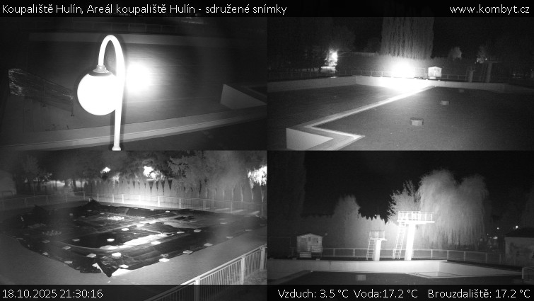 Koupaliště Hulín - Areál koupaliště Hulín - sdružené snímky - 18.10.2025 v 21:30 Koupaliště Hulín - Areál koupaliště Hulín - sdružené snímky - 18.10.2025 v 21:30