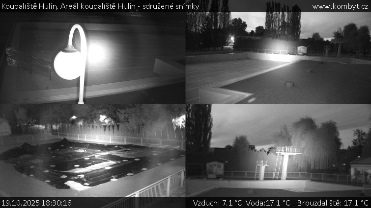 Koupaliště Hulín - Areál koupaliště Hulín - sdružené snímky - 19.10.2025 v 18:30 Koupaliště Hulín - Areál koupaliště Hulín - sdružené snímky - 19.10.2025 v 18:30
