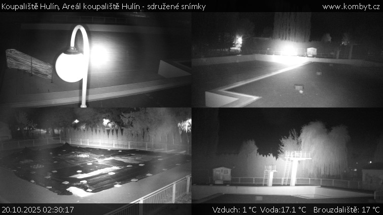 Koupaliště Hulín - Areál koupaliště Hulín - sdružené snímky - 20.10.2025 v 02:30 Koupaliště Hulín - Areál koupaliště Hulín - sdružené snímky - 20.10.2025 v 02:30