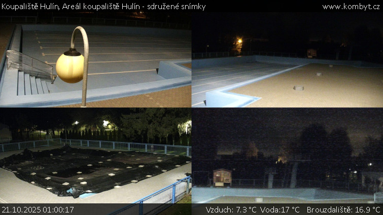 Koupaliště Hulín - Areál koupaliště Hulín - sdružené snímky - 21.10.2025 v 01:00 Koupaliště Hulín - Areál koupaliště Hulín - sdružené snímky - 21.10.2025 v 01:00