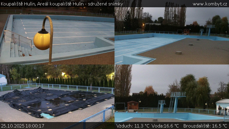 Koupaliště Hulín - Areál koupaliště Hulín - sdružené snímky - 25.10.2025 v 18:00 Koupaliště Hulín - Areál koupaliště Hulín - sdružené snímky - 25.10.2025 v 18:00