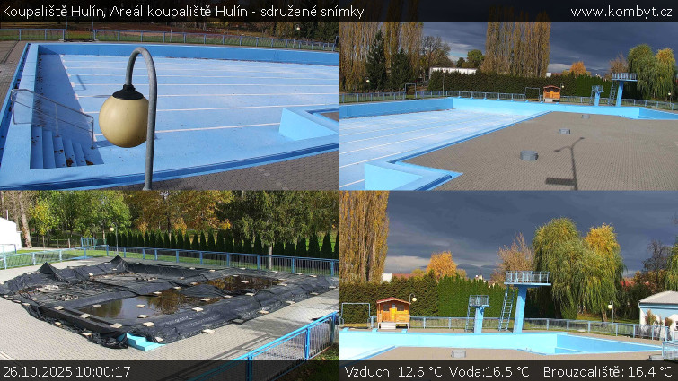 Koupaliště Hulín - Areál koupaliště Hulín - sdružené snímky - 26.10.2025 v 10:00 Koupaliště Hulín - Areál koupaliště Hulín - sdružené snímky - 26.10.2025 v 10:00