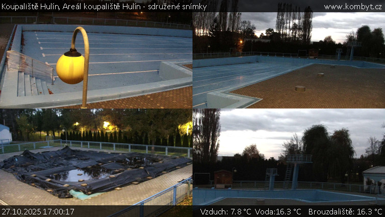 Koupaliště Hulín - Areál koupaliště Hulín - sdružené snímky - 27.10.2025 v 17:00 Koupaliště Hulín - Areál koupaliště Hulín - sdružené snímky - 27.10.2025 v 17:00