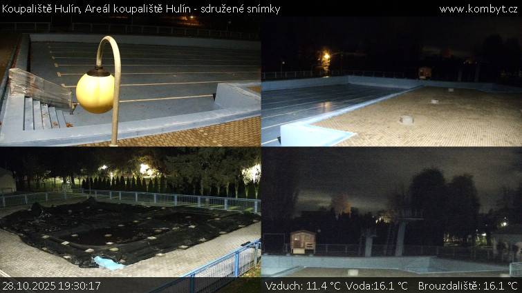 Koupaliště Hulín - Areál koupaliště Hulín - sdružené snímky - 28.10.2025 v 19:30 Koupaliště Hulín - Areál koupaliště Hulín - sdružené snímky - 28.10.2025 v 19:30