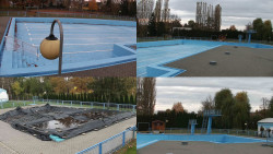 Areál koupaliště Hulín - sdružené snímky