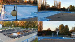 Areál koupaliště Hulín - sdružené snímky